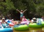 A group of "tubers" enjoying their day courtesy of Bob's Canoes located on Munson Highway near Munson and east of Milton.